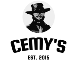 Cemy's logo.